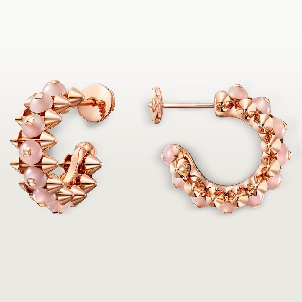 [LUXE JEWELRY] CLASH 7.9MM AGATE CHALCEDONY EARRINGS