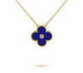 [LUXE JEWELRY]CLOVER 15MM CHRISTMAS LIMITED EDITION SINGLE FLOWER NECKLACE
