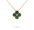 [LUXE JEWELRY]CLOVER 15MM CHRISTMAS LIMITED EDITION SINGLE FLOWER NECKLACE