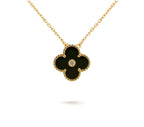 [LUXE JEWELRY]CLOVER 15MM CHRISTMAS LIMITED EDITION SINGLE FLOWER NECKLACE