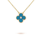 [LUXE JEWELRY]CLOVER 15MM CHRISTMAS LIMITED EDITION SINGLE FLOWER NECKLACE