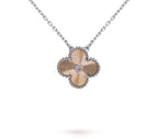 [LUXE JEWELRY]CLOVER 15MM CHRISTMAS LIMITED EDITION SINGLE FLOWER NECKLACE