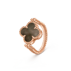 [LUXE JEWELRY]CLOVER RIVERSIBLE RING ROSE GOLD COLLECTION