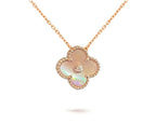 [LUXE JEWELRY]CLOVER 15MM CHRISTMAS LIMITED EDITION SINGLE FLOWER NECKLACE