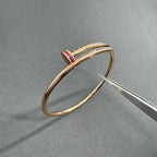 [LUXE JEWELRY]JUSTE BRACELET 2.5MM DIAMONDS NEW