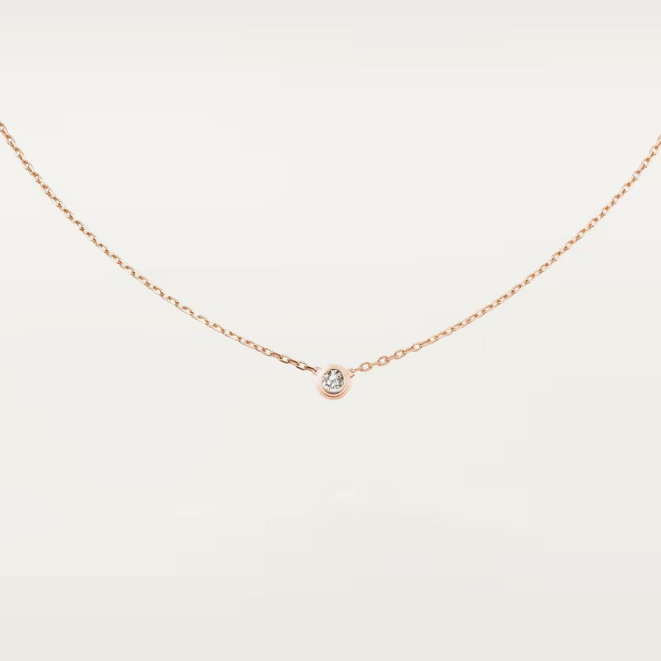 [LUXE JEWELRY] DAMOUR DIAMOND NECKLACE