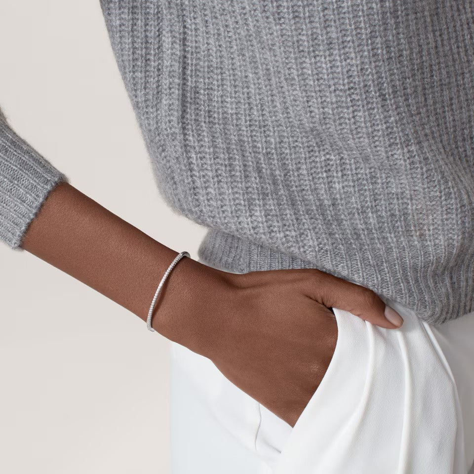 [LUXE JEWELRY] MINI DIAMOND TENNIS BRACELET
