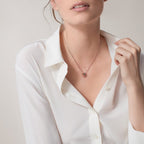 [LUXE JEWELRY] LOVE 6 DIAMOND PENDANT NECKLACE