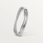 [LUXE JEWELRY] ETINCELLE HALF-PAVED DIAMOND BRACELET