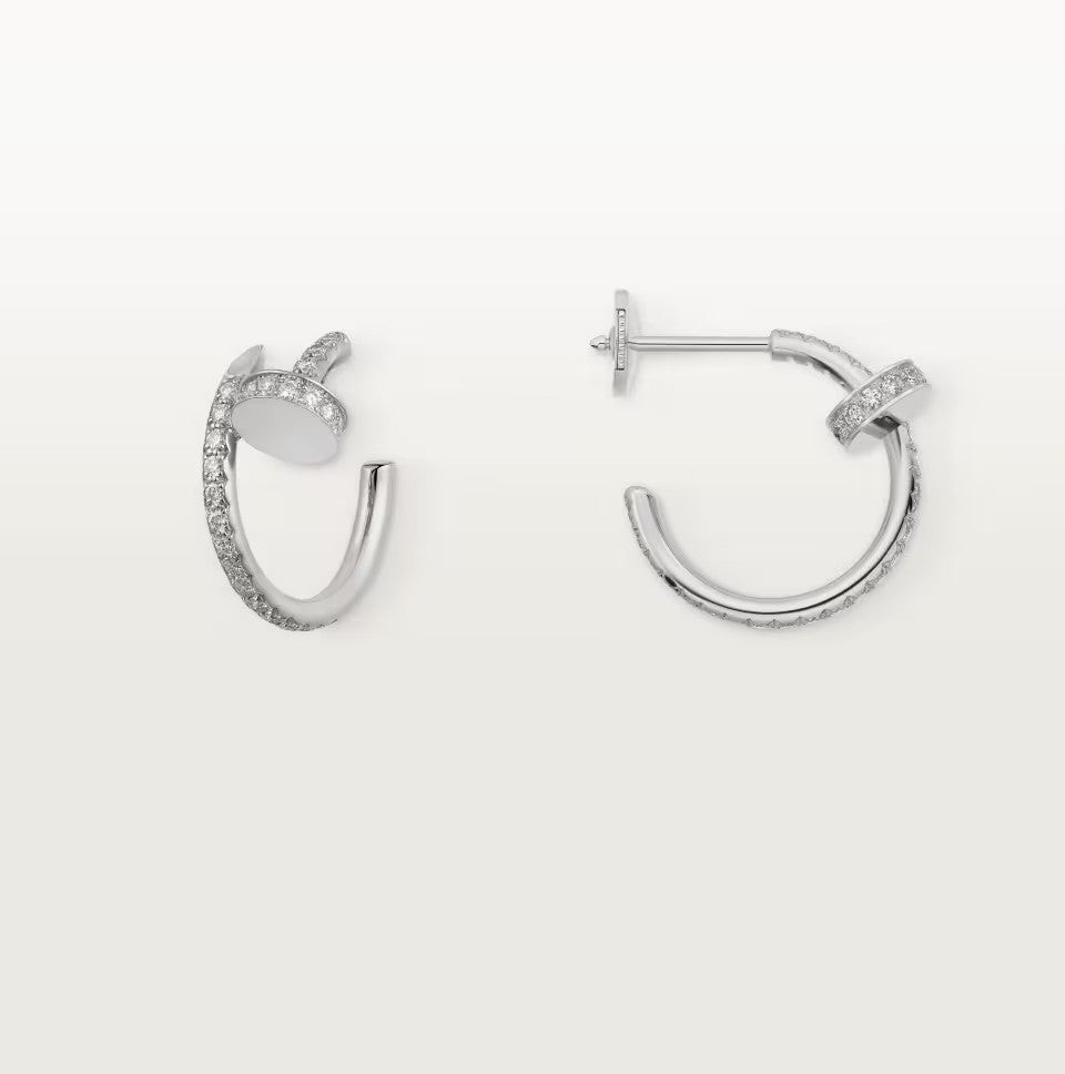 [LUXE JEWELRY] JUSTE FULL DIAMOND SMALL EARRINGS