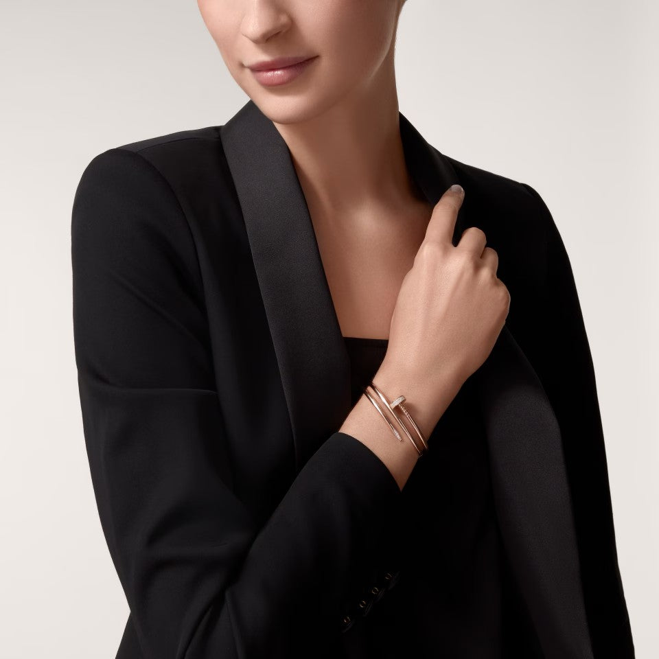 [LUXE JEWELRY] JUSTE BRACELET 3.5MM DOUBLE ROW DIAMOND