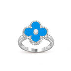 [LUXE JEWELRY]CLOVER SILVER DIOMND RING COLLECTION