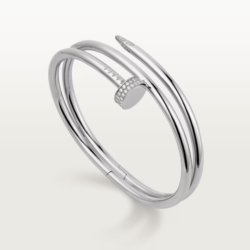 [LUXE JEWELRY] JUSTE BRACELET 3.5MM DOUBLE ROW DIAMOND