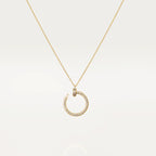 [Luxe]JUSTE NECKLACE GOLD DIAMONDS