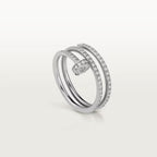 [LUXE JEWELRY] JUSTE RING 4.8MM FULL DIAMOND