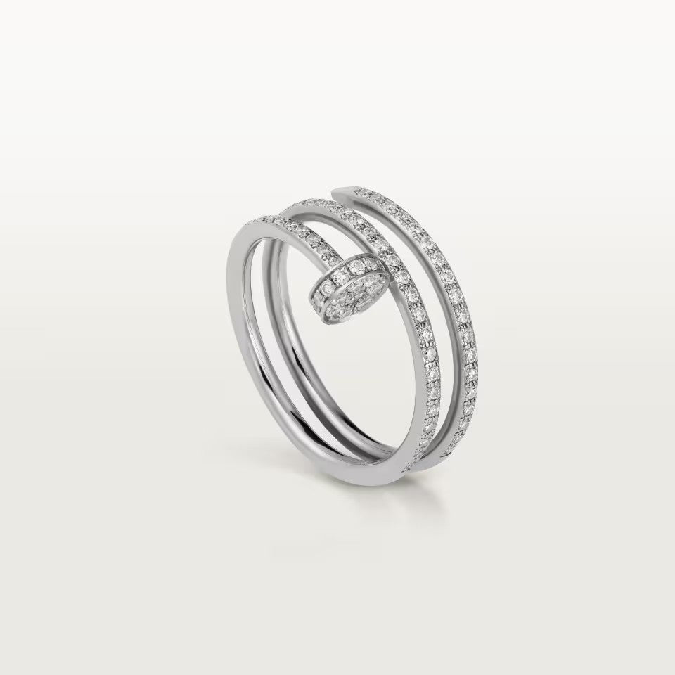 [LUXE JEWELRY] JUSTE RING 4.8MM FULL DIAMOND