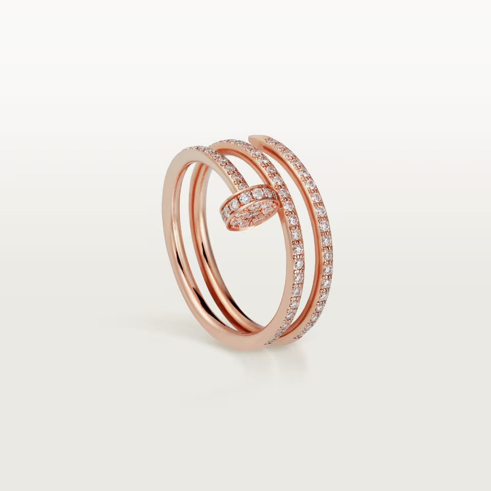 [LUXE JEWELRY] JUSTE RING 4.8MM FULL DIAMOND