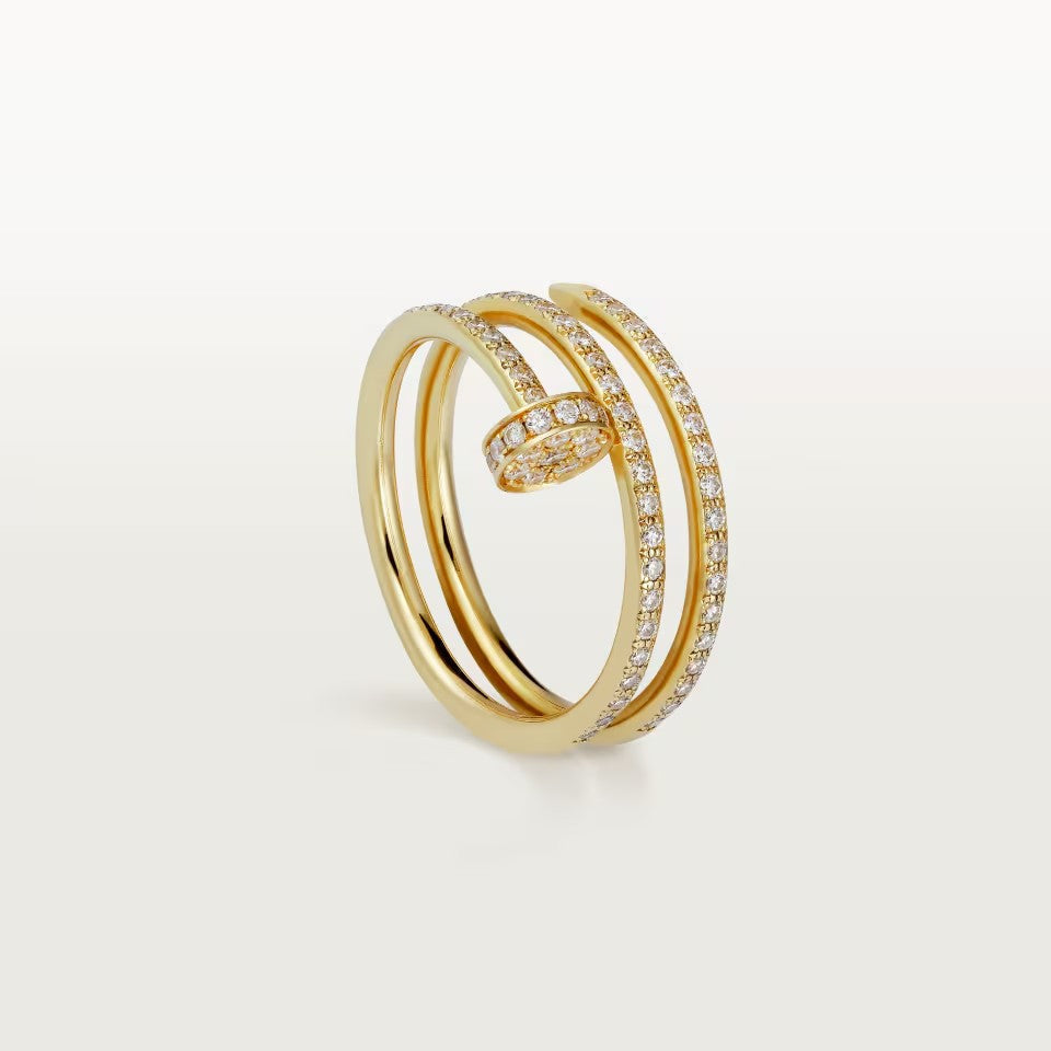 [LUXE JEWELRY] JUSTE RING 4.8MM FULL DIAMOND