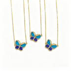 [LUXE JEWELRY] 2026 NEW LUCKY BUTTERFLY 1 MOTIFS NECKLACE