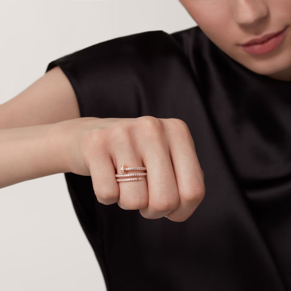 [LUXE JEWELRY] JUSTE RING 4.8MM FULL DIAMOND