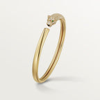 [LUXE JEWELRY] PANTHERE HALF DIAMOND OPEN BRACELET