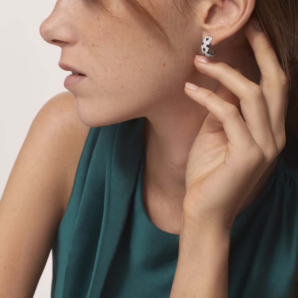 [LUXE JEWELRY] PANTHERE MINI FULL DIAMOND EARRINGS