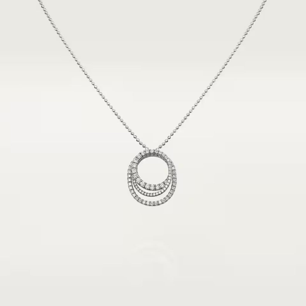 [LUXE JEWELRY] ETINCELLE  FULL DIAMOND NECKLACE