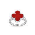 [LUXE JEWELRY]CLOVER SILVER RING COLLECTION