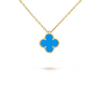 [LUXE JEWELRY]CLOVER MINI 9.5MM CARNELIANS NECKLACE COLLECTION