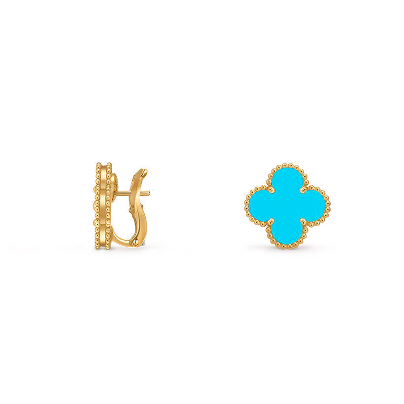 [LUXE JEWELRY]CLOVER 15MM MOP EARRINGS COLLECTION