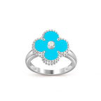 [LUXE JEWELRY]CLOVER SILVER DIOMND RING COLLECTION