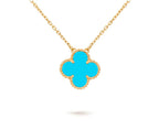[LUXE JEWELRY]CLOVER 15MM SINGLE FLOWER NECKLACE COLLECTION