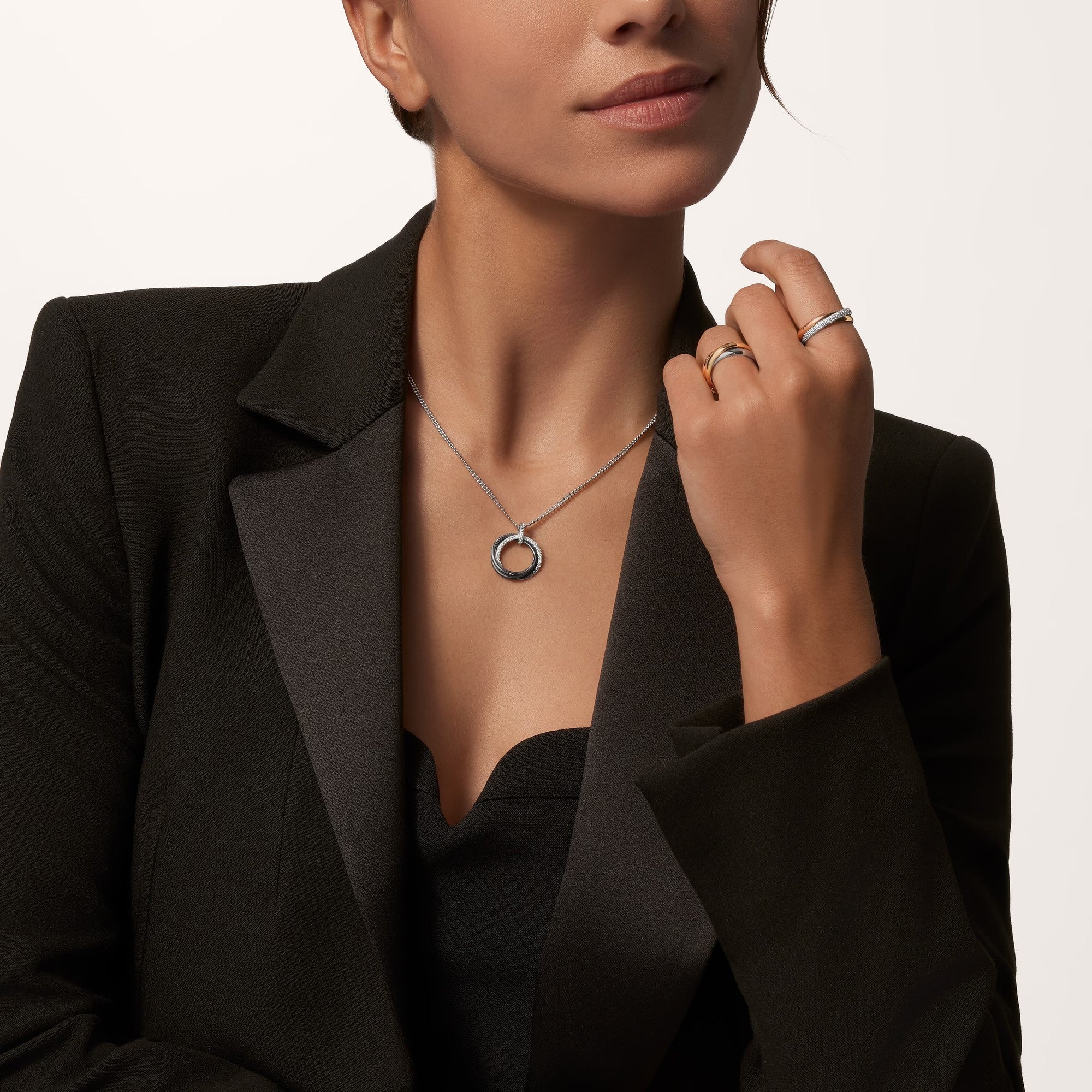 [LUXE JEWELRY] TRINITY CERAMIC NECKLACE
