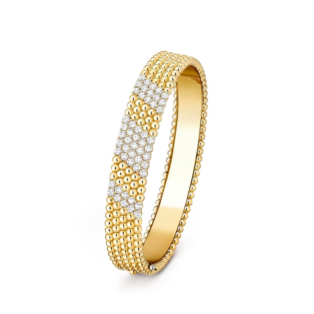 [LUXE JEWELRY]  FIVE-ROW DIAMOND BRACELET