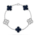 [LUXE JEWELRY]CLOVER 5 MOTIF PIETERSITE BRACELET COLLECTION