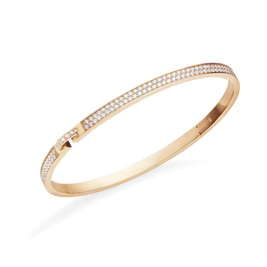 [LUXE JEWELRY]LIENS VIDENCE DIAMOND PAVED BRACELET