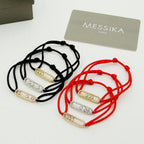 [LUXE JEWELRY]Messika Care(s) pink cord pavé bracelet