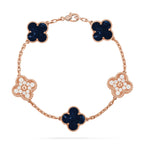 [LUXE JEWELRY]CLOVER 5 MOTIF PIETERSITE BRACELET COLLECTION