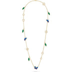 [LUXE JEWELRY] LUCKY SPRING BUTTERFLY 15 FLOWER NECKLACE