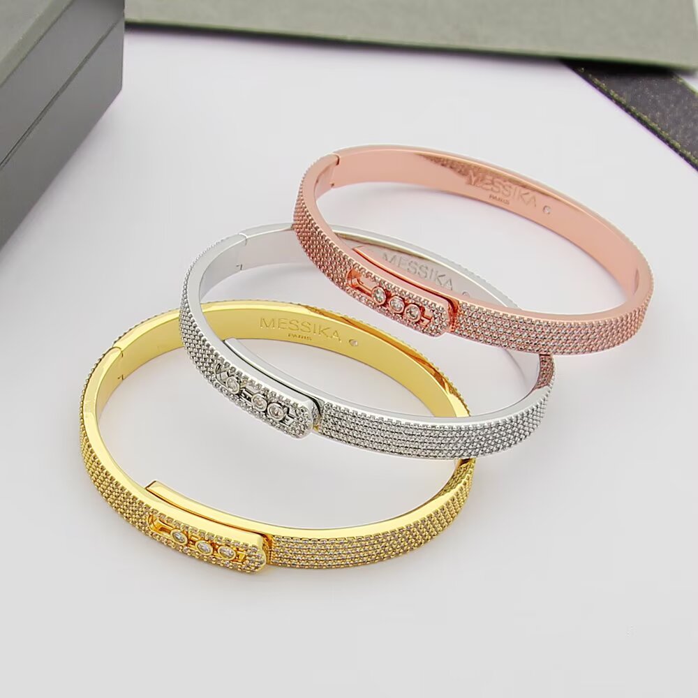 [LUXE JEWELRY]Move Noa Full Pavé Diamond Bangle Bracelet