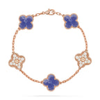[Luxe]CLOVER 5 MOTIF BLUE VEINS BRACELET COLLECTION