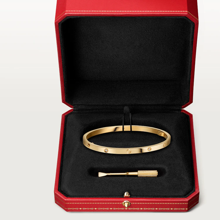 [LUXE JEWELRY] LOVE BRACELET 3.65MM 6 DIAMONDS