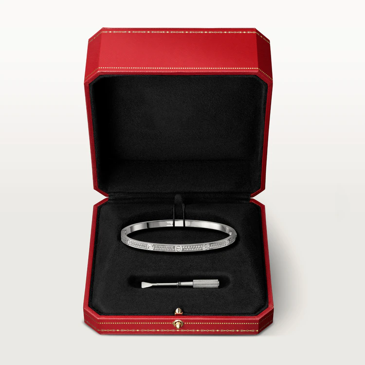 [LUXE JEWELRY] LOVE BRACELET 3.65MM DIAMOND-PAVED