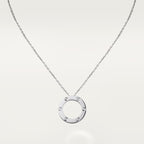 [LUXE JEWELRY] LOVE NECKLACE 16MM 3 DIAMONDS
