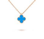 [LUXE JEWELRY]CLOVER MINI 9.5MM CARNELIANS NECKLACE COLLECTION