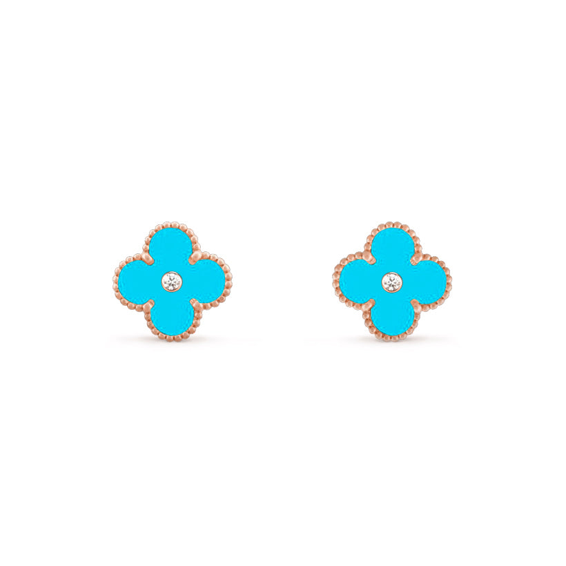 [Luxe]CLOVER  15MM DIAMOND EARRINGS COLLECTION