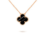 [LUXE JEWELRY]CLOVER 15MM SINGLE FLOWER NECKLACE COLLECTION