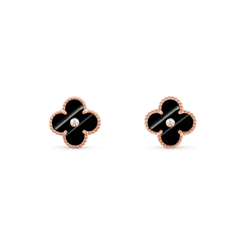 [Luxe]CLOVER  15MM DIAMOND EARRINGS COLLECTION