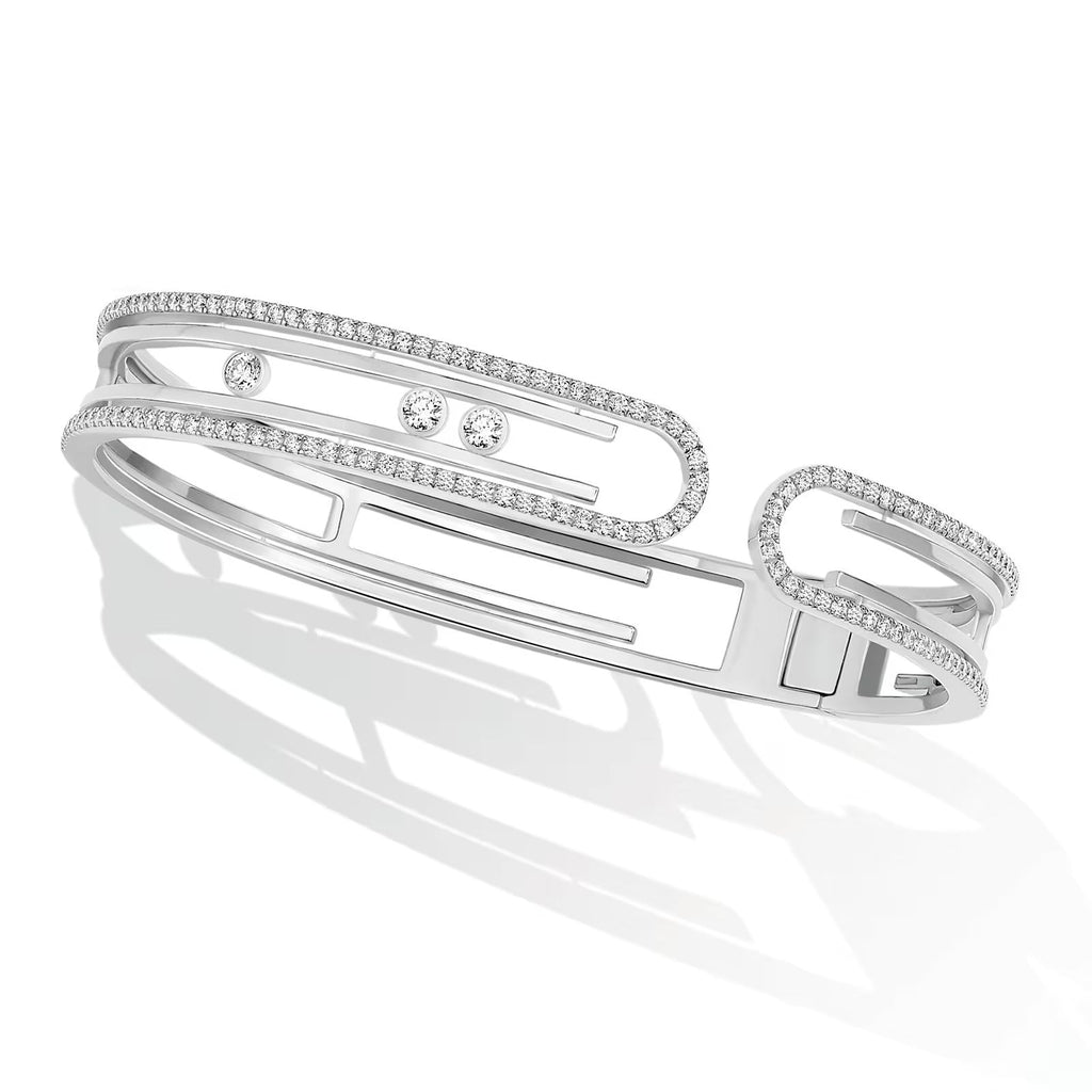 [LUXE JEWELRY]MOVE 10TH PAVED DIAMOND BRACELET