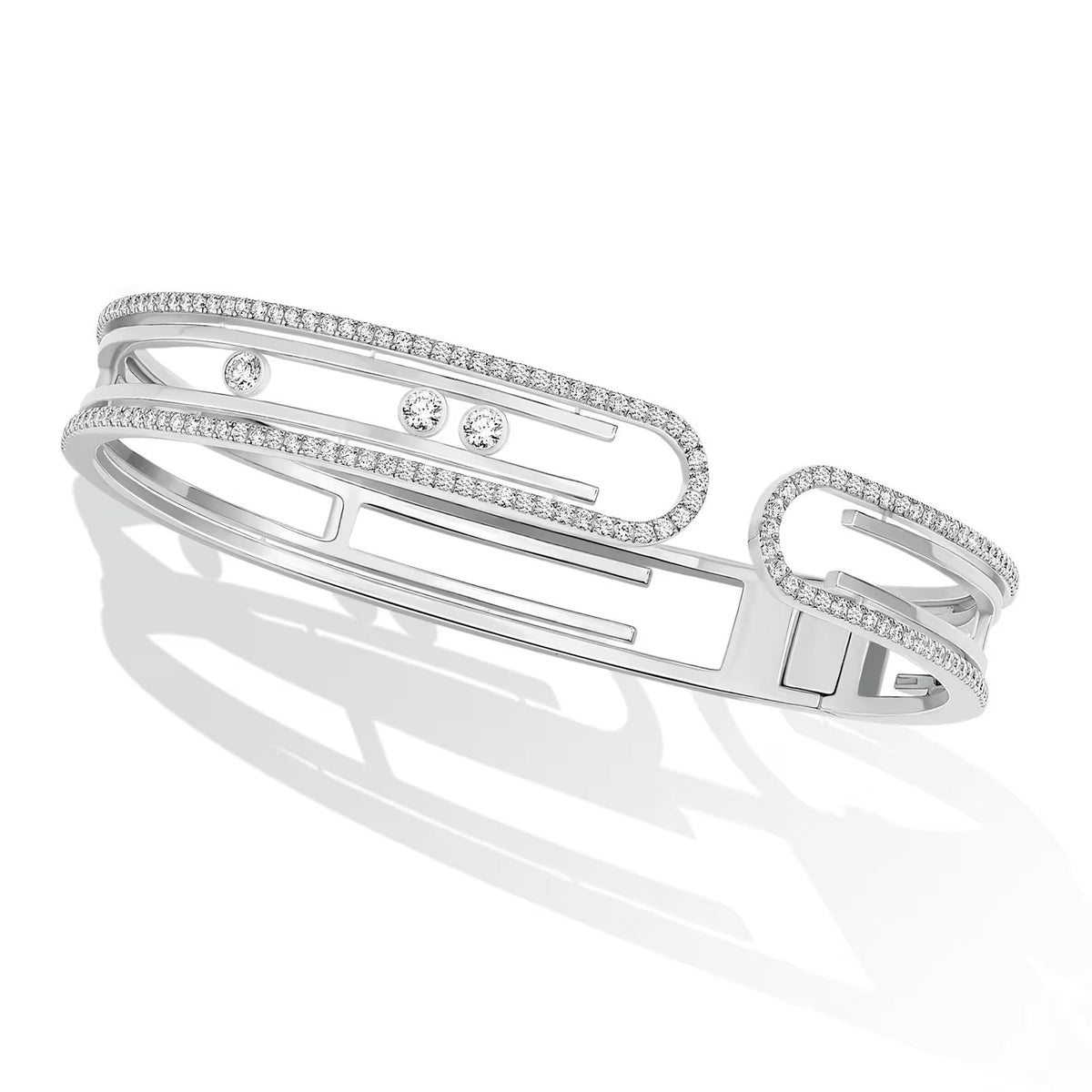 [LUXE JEWELRY]MOVE 10TH PAVED DIAMOND BRACELET